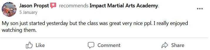 Preschool4, Impact Martial Arts Lexington