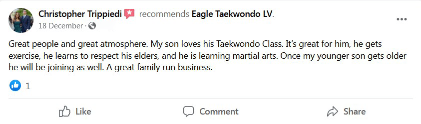 Kids2 Tropicana, Eagle Taekwondo Las Vegas