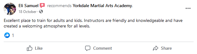 Adult2, Yorkdale Martial Arts Academy