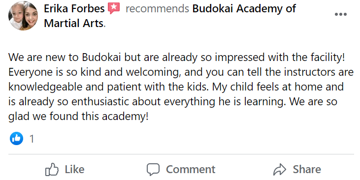 K1, Budokai Academy of Martial Arts