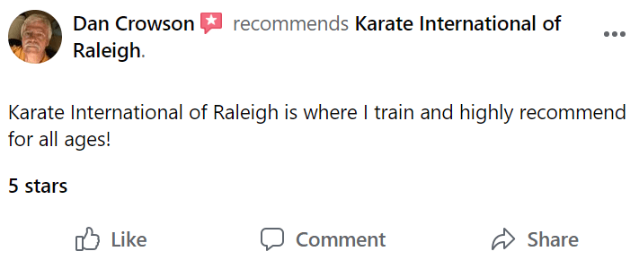 A2, Raleigh Karate International
