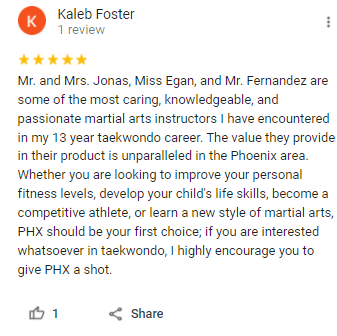 All, PHX Martial Arts Anthem
